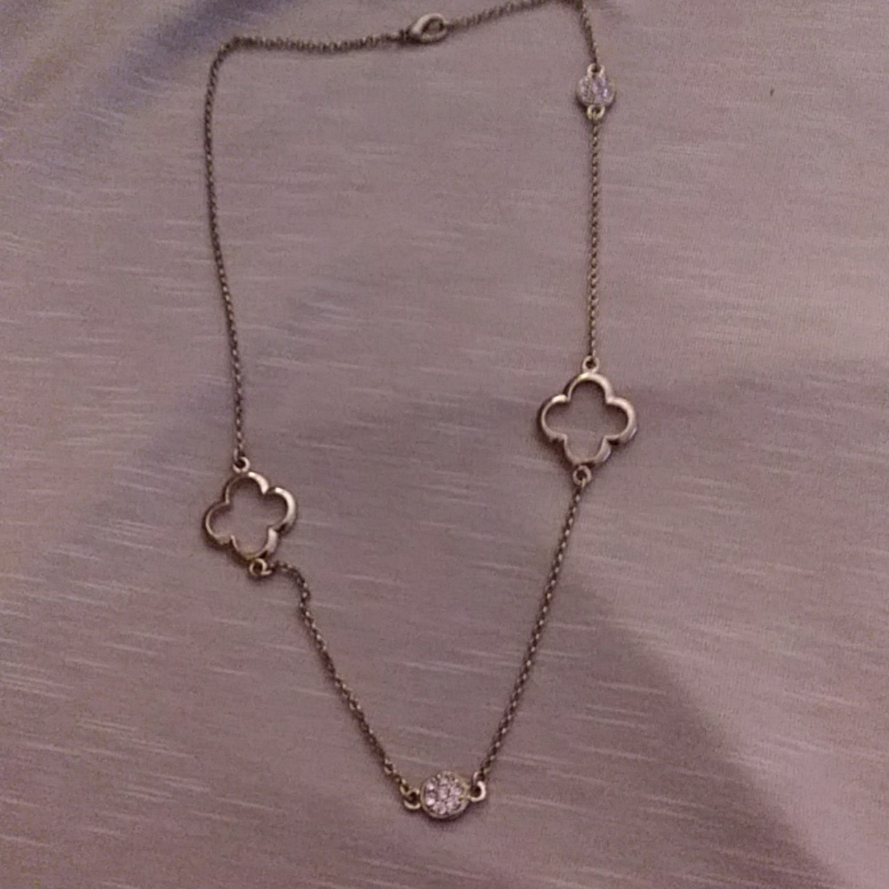 Gold flower necklace